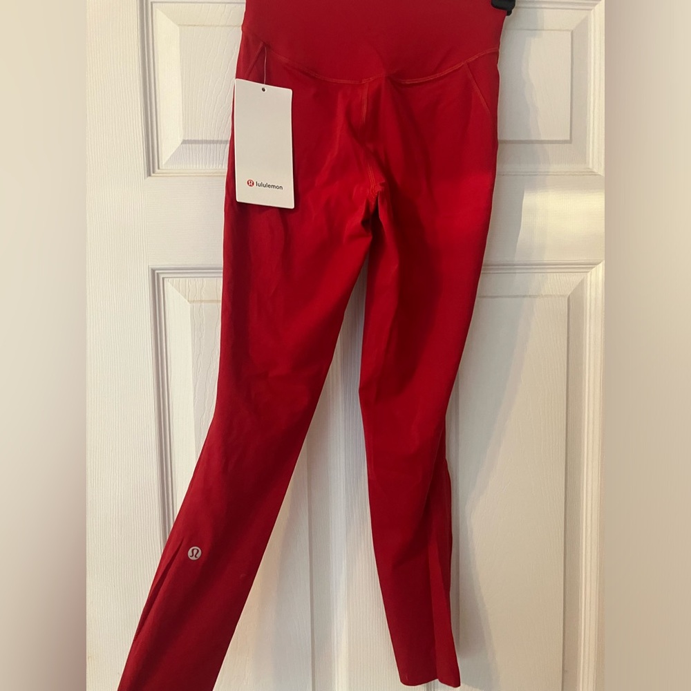 Lululemon red leggings size 4